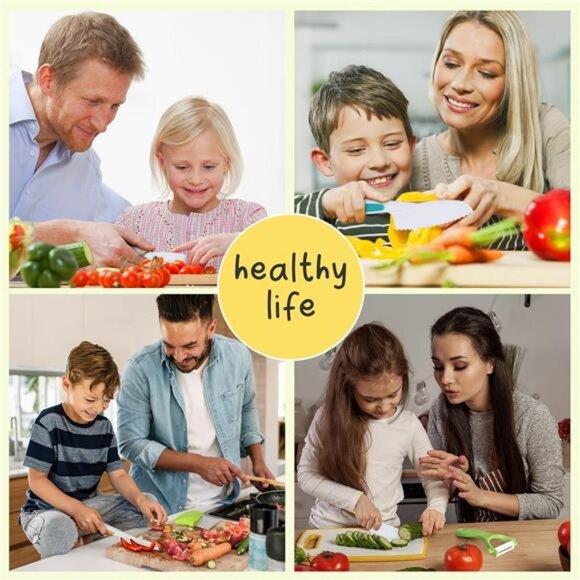 28PCS Toddler Knife Set - Kids Knifes for Real Cooking, Montessori Kids Kitchen - Picture 7 of 8